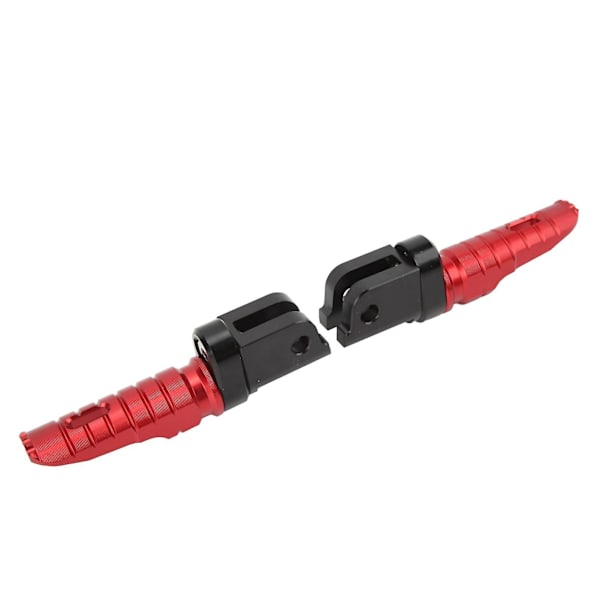 2 stk. Motorsykkel Fremre Fotpinne CNC T6063 Aluminium Legering Erstatning for Benelli Leoncino 500 800 Rød