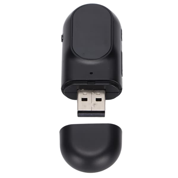 Bluetooth trådløs lydadapter Dobbelt signal Bluetooth 5.0 lydmodtageradapter med LCD-skærm til bil