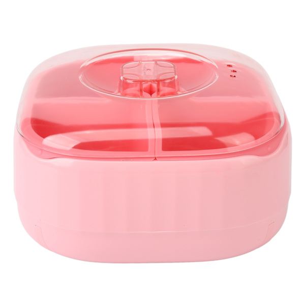 Hårfjerningsvoksmaskin 600ML 200W 4 gitter Sammenleggbar silikonvoksvarmer EU-plugg 220‑240V