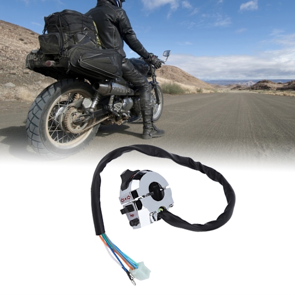 Motorsykkel Funksjonsbryter Horn Blinklys Bryter Blinklys For 22mm Styre