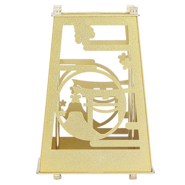 Metal Penneholder Multifunktionel Nem Montering Fin Glans Overflade Galvanisering Robust Holdbar Guld Penneholder