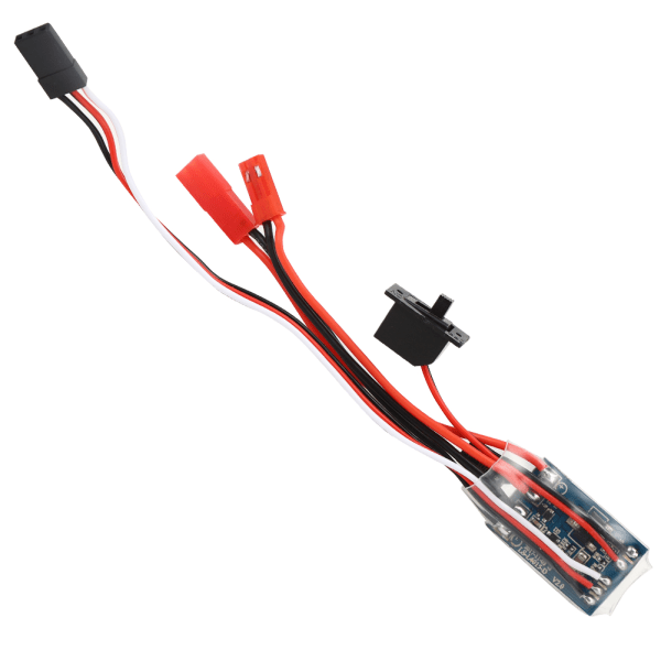 Borstad ESC dubbelriktad 30A elektrisk hastighetsregulator med broms för RC Car BoatBlack