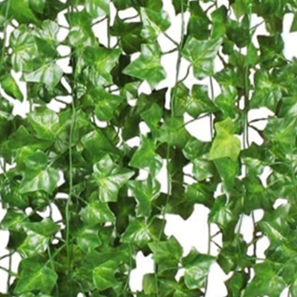 Simuleret Efeu Stok Krybende Efeu Dekorative Grønne Planter Loft Kunstig Vin Eukalyptusblade 12 STK