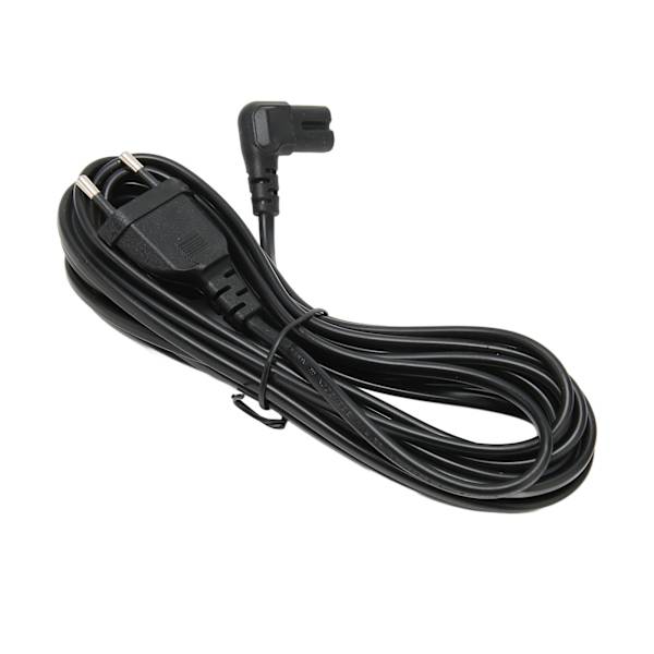 EU-pistokkeen uros IEC320 C7 naaraskaapeliin PVC-kuori vedenpitävä palosuojattu power EU Plug 100-250V 16,4ft