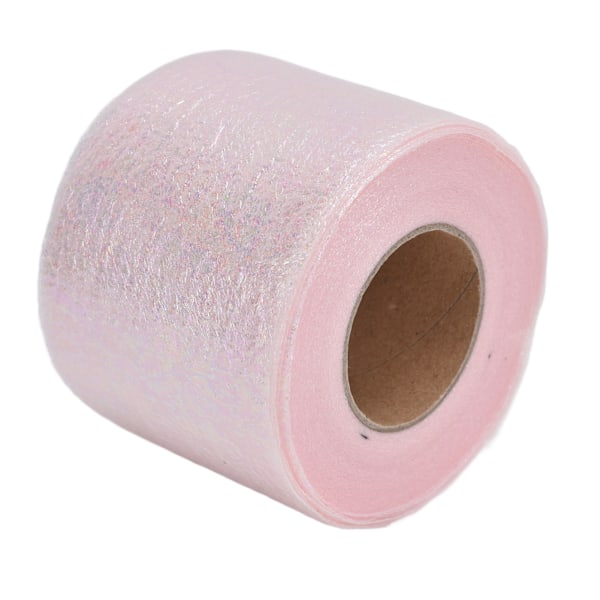Symphony Ribbon Gradient Julband Rulle DIY Hemmagjorda Barnbåge Hårprydnad Tulle RulleLjusrosa