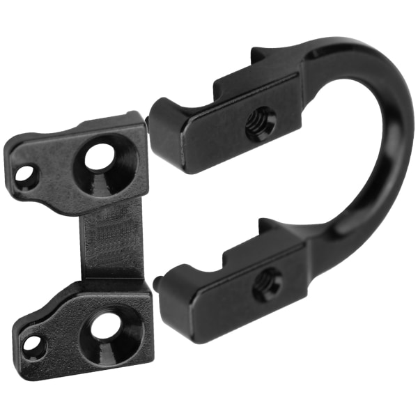 Aluminiumlegering D Loop Ring Shooting Compound Bow Release Bowstring Spänne Tillbehör Svart