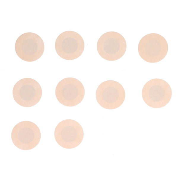 5 paria kertakäyttöisiä rintatappeja mukavat beige-liimattavat rintaliivit näkymättömät nännisuojat pyöreä muoto vapaa koko