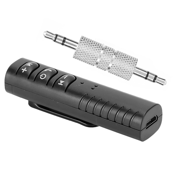 Lavalier Bluetooth 4.1 lydmottaker 3,5 mm AUX stereomusikk håndfri biladapter