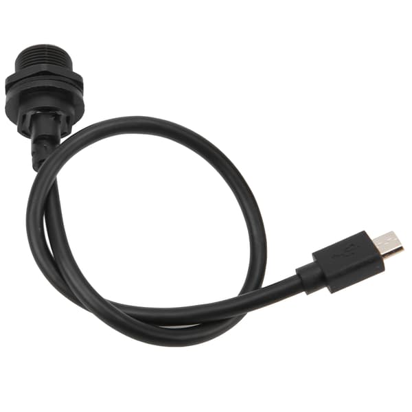 Vandtæt USB-stik IP67 MICRO USB Hun Han med Kabelstik E10MCTFF/MCAM (0,3 meter)
