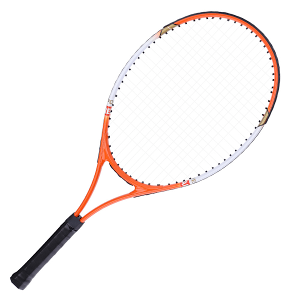 1 stk profesjonell tennisracket i aluminiumlegering med bæreveske for nybegynnere (oransje)