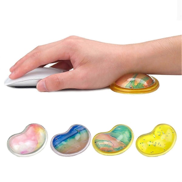 Kærlighedshjerte Muse Håndledsstøtte Klar Ergonomisk Smertelindring Skridsikker Silikone Computer Mus Tastatur Håndledsstøtte Pude PC Tilbehør1