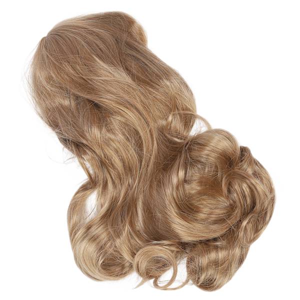 Gradient Blond Lockig Peruk Hög Temperatur Syntetiskt Hår Dam Långt Lockigt Hår för Fest Halloween