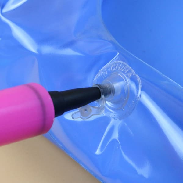 5 st bärbara mini handtryck inflator ballong leksakspump U-formad uppblåsbar kudde inflator