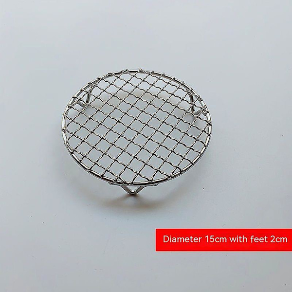 Rund BBQ-grill för utomhusbruk - 15 cm i diameter