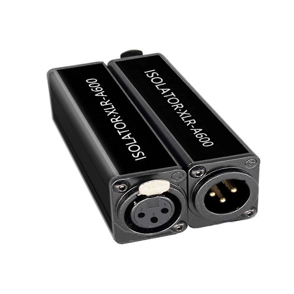 Audio Kabel Isolator XLR Eliminerer Støj Jordforbindelsessløjfe Audio Isolator Eliminerer Støj