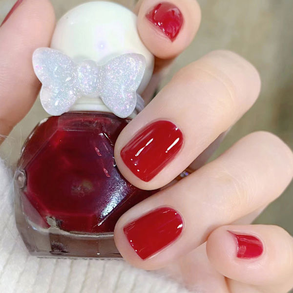 Nagellack Gel Vattenbaserad Hög Glans Blank Hållbar Frostad Nagellack för Damer B04