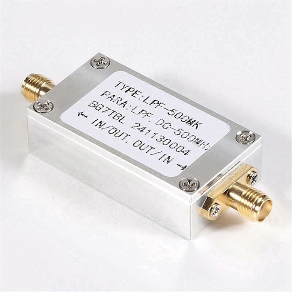 Alipäästösuodatin LPF-500MK SMA-liitännällä DC-500MHZ