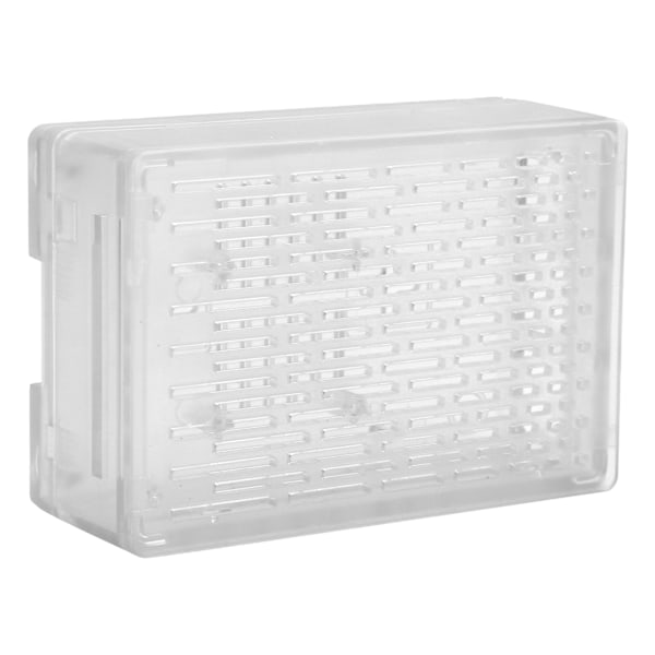 Beskyttende etui til Raspberry Pi 4B ABS-skal Reserveret alle porte til HDMI USB A/VTransparent