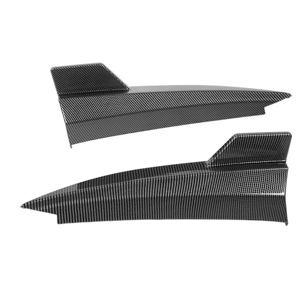 2 stk. bagkofanger side diffuser venstre højre til Benz C‑klasse Coupe C205 AMG Line C43 C63 2015 til 2021 kulfiber stil