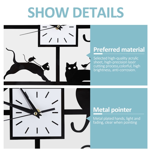 Modern Silent Wall Clock Non Ticking Silver Aluminiumram Cover Dekorativ för sovrum