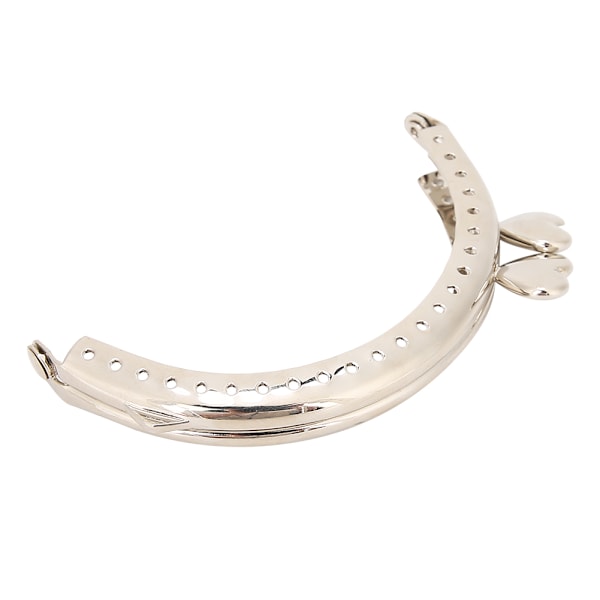 2 st 8,5 cm bågspänne myntväska kyssspänne koppling hårdvara tillbehör för DIY sömnadSilver