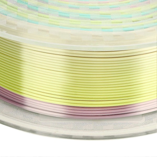 PLA-filamentti, värisävy liukuvärjätty sateenkaari, monivärinen, silkkimäisen kiiltävä, 1,75 mm, 3D-tulostinfilamentti
