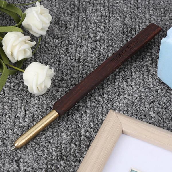 1st Hårmålning Scratch Penna Trä Triangulär Penna Kropp Ritverktyg Konsttillbehör 0,38 mm
