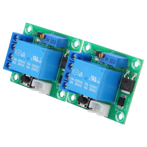2 st batteriunderspänningsskyddskort PCB lågspänningsavstängningsmodul under 10MA 12V