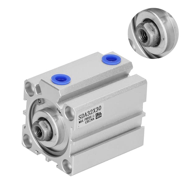 Luftcylinder Aluminium Tynd Dobbeltvirkende Forseglende Pneumatiske Komponenter Tilbehør Boring 32mmSDA32x30