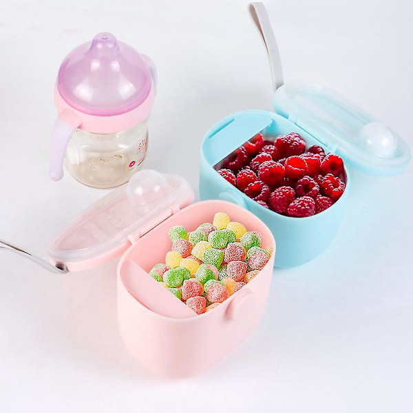 Portabel Bebisformel Dispenser Mjölkpulverbehållare för Resor Utomhusaktiviteter 8.8oz 250g