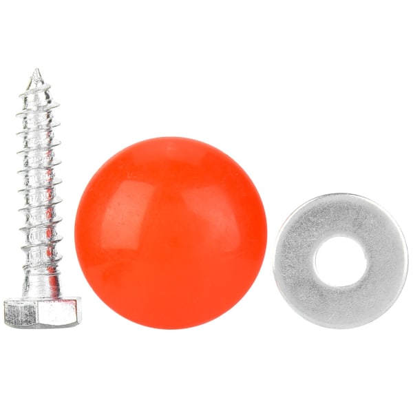 Et par plastbarn Lekeplass Sikkerhet Sklisikkert håndtak Swing leketøy tilbehør (rød)