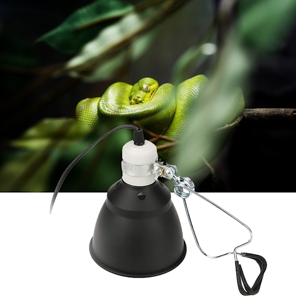 Reptillampe Klemme Lampe Armatur Stativ Pæreholder til Solbadning