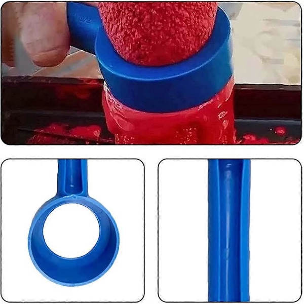 St Målarrollersparare Rengörare Återanvändbart Målarrollerrengöringsverktyg Plast Målarrollersparare Kit för Målarroller på 1/4 tum, 3/8 tum, 1/2 tum