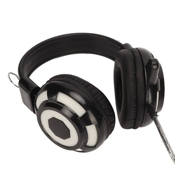 Gaming Headset Dual 3,5 mm og USB-grensesnitt Justerbart volum Stereo PC Gaming Hodetelefoner for PS4 PC Latop
