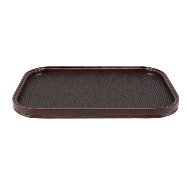 Tee-Tablett Retro Rutschfest Minimalistisch Retro Japanischer Stil Lebensmittel Serviertablett für Zuhause Kaffee Snack Mahlzeiten M Rechteckig