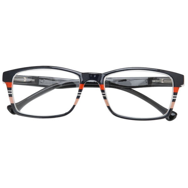 Unisex vanhusten lukulasit teräväpiirto silmälasit silmälasit säilytyslaatikolla (+200)