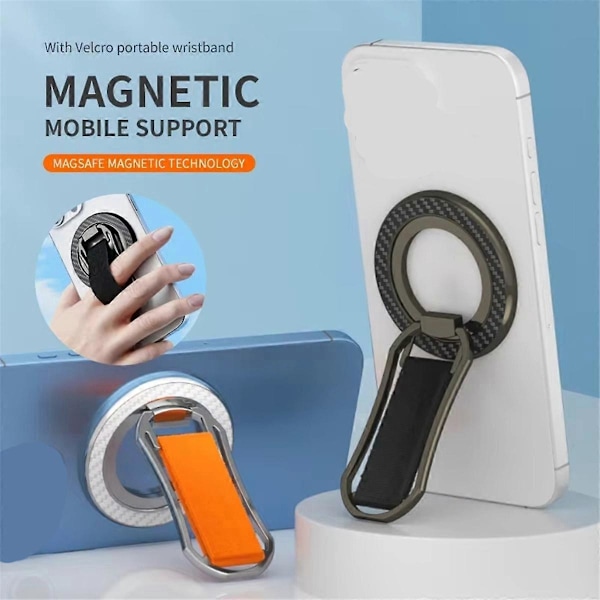 Magnetisk telefonholder for 14 15 16 Svart