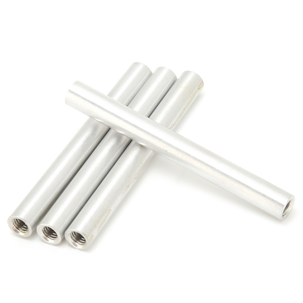 10 stk. aluminiumslegeringssøjle rund indvendig gevind afstandsstykker Fastgørelseselementer M4x0,7 mm lang 48 mm