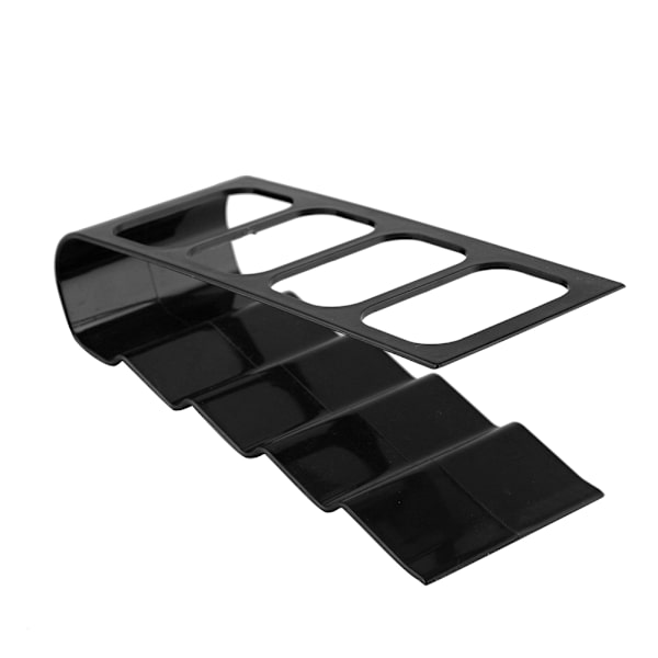Desktop Plasttelefon VCR DVD TV Trin Fjernbetjening Holder Opbevaringsstativ Organizer (sort)