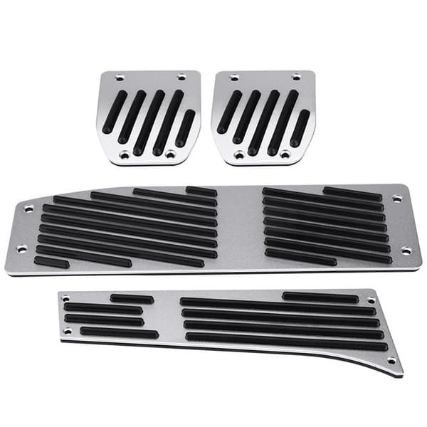 4st Bil Manuell Växellåda Koppling Broms Fotstöd Pedal Pad för 1 3 5 7 X1-serien E30 E32