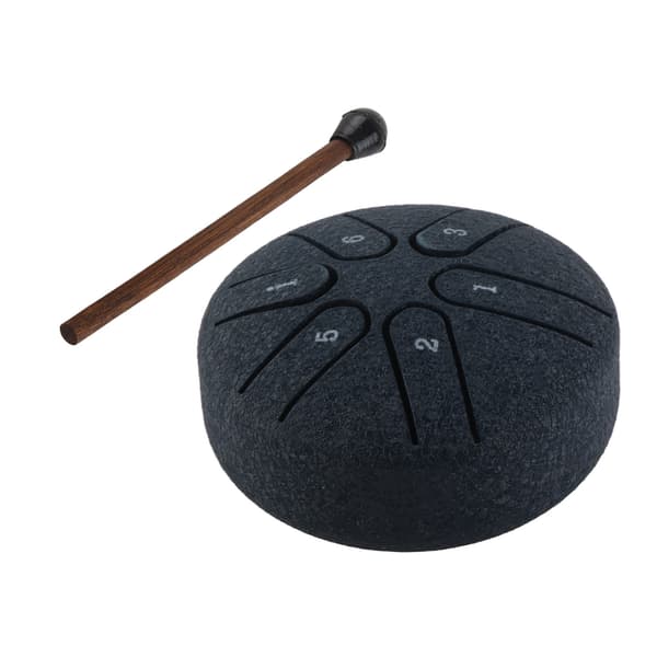 Mini 6 Tone Handpan Tromme - Marineblå, Professionelt Slagtøjsinstrument Blå