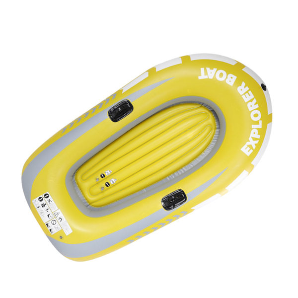 PVC oppustelig kajak kano 2 personer roning luftbåd fiskeri Drifting dykning
