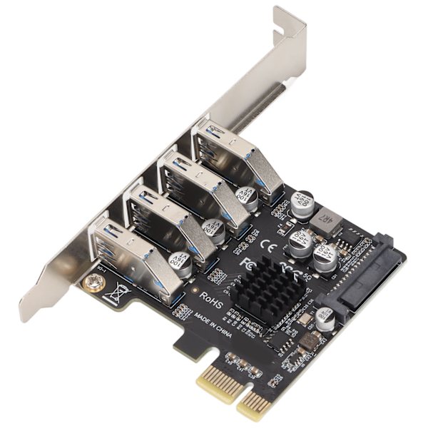 USB 3.0 PCIE expansionskort PH64 2U/4U VL805 Chip 5Gbps överföring 4 portar USB expansionskort för Windows