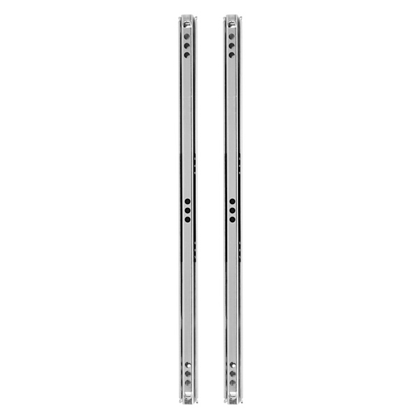 2 st/set 342x17mm kallvalsad stål lådskena kullager glid för skåp sidobord