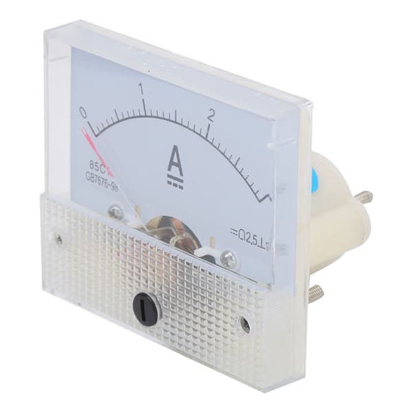 85C1 DC 0~3A Högprecisions Strömmätare ABS Pekartyp Amperemeter Analog Panel Amperemeter