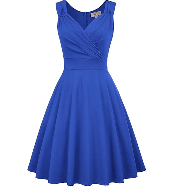Retro Rockabilly Damklänningar S silvery