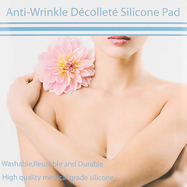 Silikon Chest Enhancer Pad Anti Wrinkle Anti Aging Bröstlyft Bröstlapp Flesh Heart