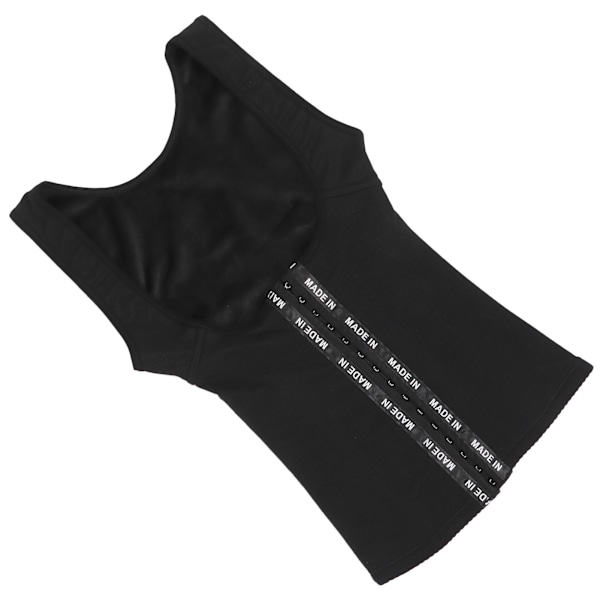 Varmt Shapewear til kvinder, Tummy Control Body Shaper, Sculpting Clothing, Open Bust Bodysuit til vinter og efterår, sort, M