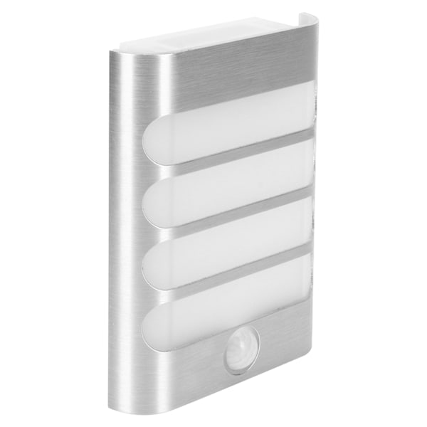 LED-bevegelsessensor nattlys USB-lading induktiv vegglampe for soverom korridor hvit