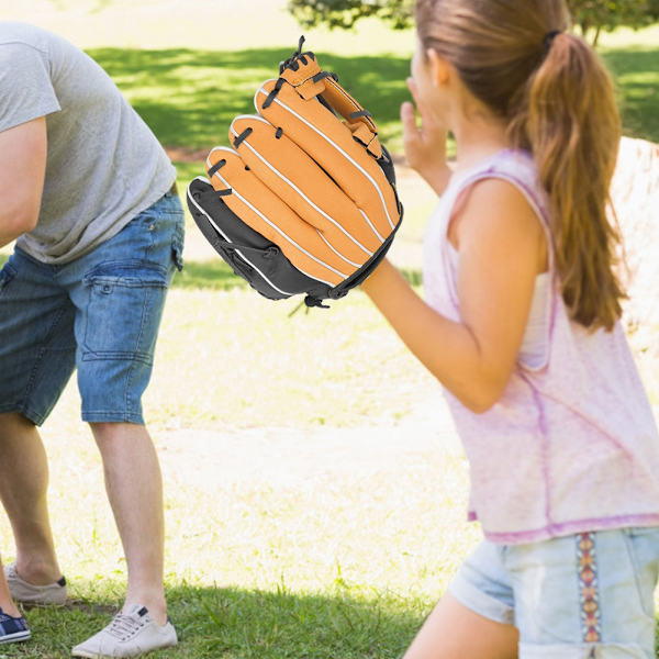 Utomhus Sport Träning Baseball Tjockare Handskar för Barn Vuxna Softboll Träningsutrustning 11,5 tum